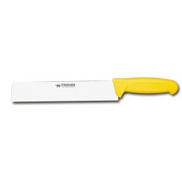 Нож для сыра Fischer №385 250мм с желтой ручкой