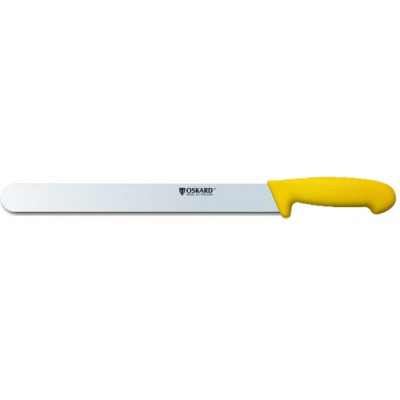 Нож для нарезки Oskard NK026 300мм желтый