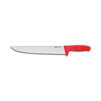 Нож для обвалки мяса Fischer №10 300мм с красной ручкой