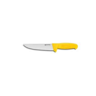 Нож для обвалки мяса Fischer №10 170мм с желтой ручкой