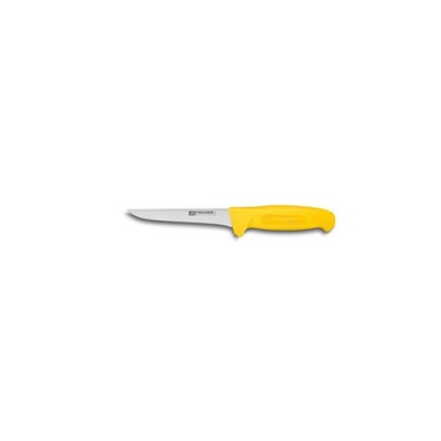 Нож обвалочный Fischer №15 140мм с желтой ручкой
