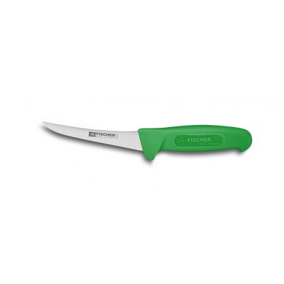 Нож обвалочный Fischer №25 130мм с зеленой ручкой