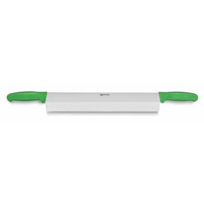 Нож для сыра Fischer №395 400мм c зеленой ручкой