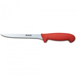 Нож обвалочный Oskard NK004 175мм красный