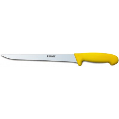 Нож разделочный Oskard NK021 260мм желтый