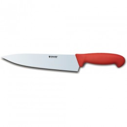 Нож разделочный Oskard NK024 250мм красный