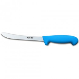 Нож для рыбы Oskard NK048 180мм синий (гибкий)