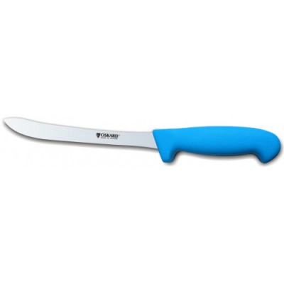 Нож для рыбы Oskard NK048 180мм синий (гибкий)