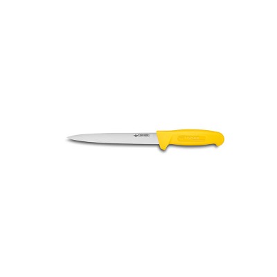 Нож шкуросъемный Fischer №33 200мм с желтой ручкой