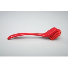 Щетка для мытья посуды FBK 10466 255х35 мм красная (средней жесткости)