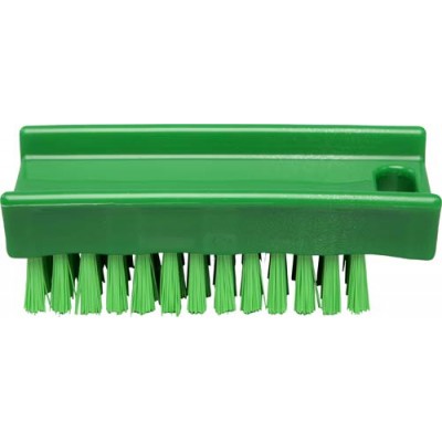 Щетка для мытья рук FBK 15061 110х45 мм зеленая (жесткий ворс)