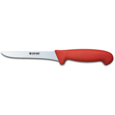 Нож обвалочный Oskard NK002 150мм красный