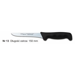 Нож разделочный Polkars №13 150мм с черной ручкой