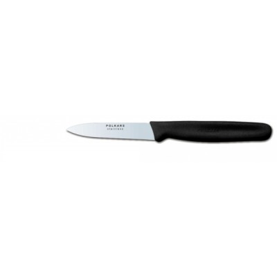 Нож кухонный Polkars №45 90мм с зеленой ручкой