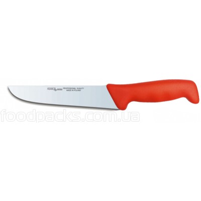 Нож разделочный Polkars №33 210мм с красной ручкой