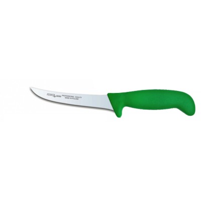 Нож разделочный Polkars №16 150мм с зеленой ручкой
