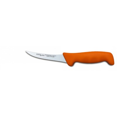 Нож разделочный полугибкий Polkars №17 125мм с оранжевой ручкой
