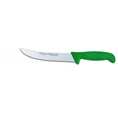 Нож разделочный Polkars №23 210мм с зеленой ручкой
