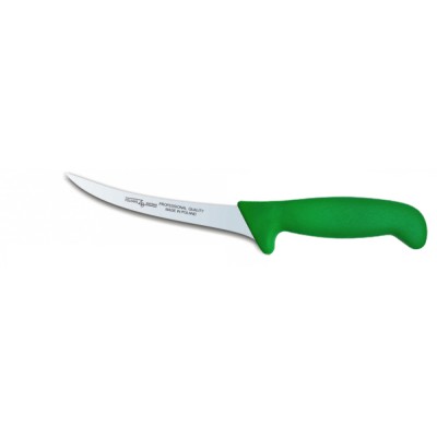 Нож обвалочный полугибкий Polkars №2 150мм с зеленой ручкой