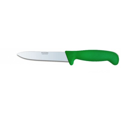Нож кухонный Polkars №39 150мм с зеленой ручкой