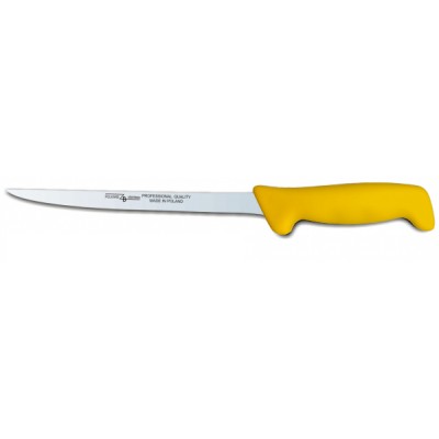 Нож для рыбы Polkars №51 175мм с желтой ручкой