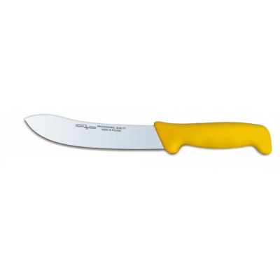 Нож шкуросъемный Polkars №7 175мм с желтой ручкой