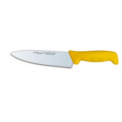 Нож разделочный Polkars №24 200мм с желтой ручкой